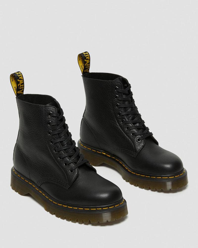 Black Women's Dr Martens 1460 Pascal Bex Leather Lace Up Boots | CA 177KOR